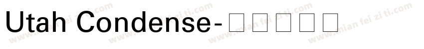 Utah Condense字体转换
